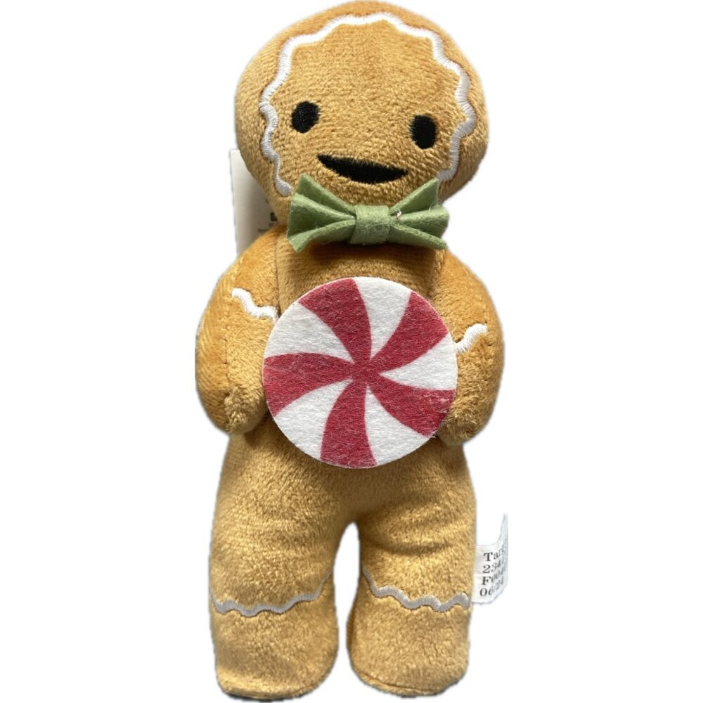 Target Bullseye Playground Christmas Plush 8" Gingerbread Boy NWT 2024